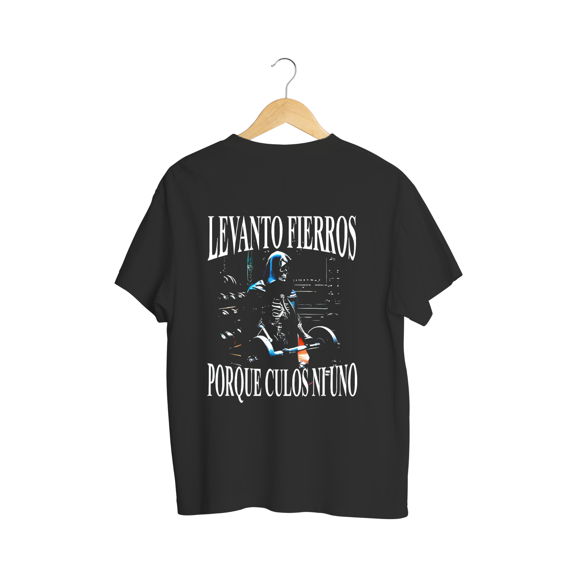 Playera Levanto Fierros V2 - Calacas Chidas