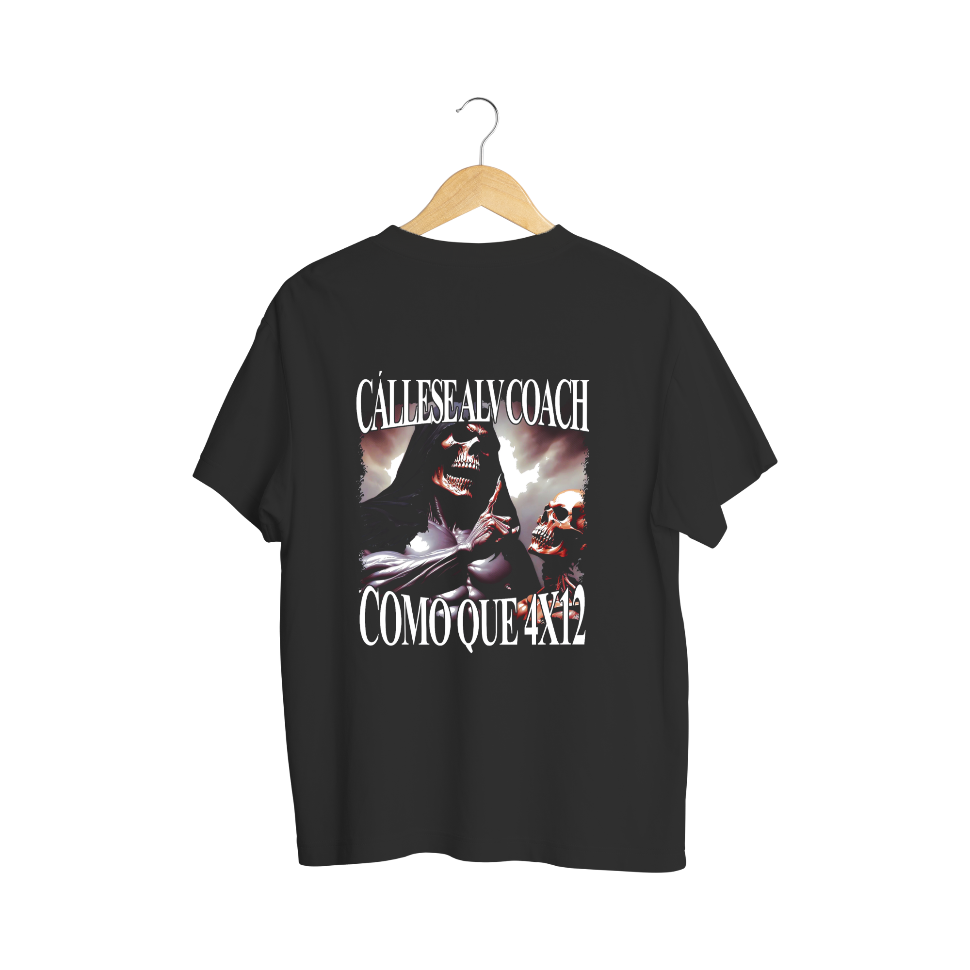 Playera Como Que 4x12 - Calacas Chidas