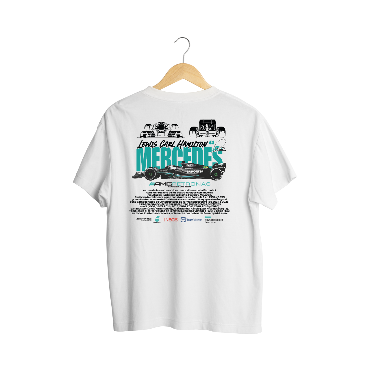 Playera Mercedes - Lewis Carl