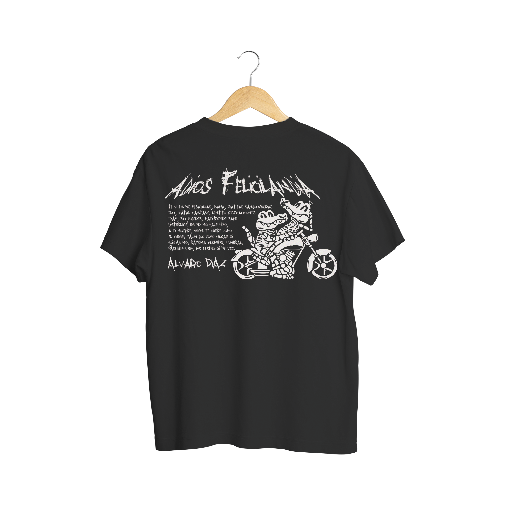 Playera Adios Felicilandia - Álvaro Díaz